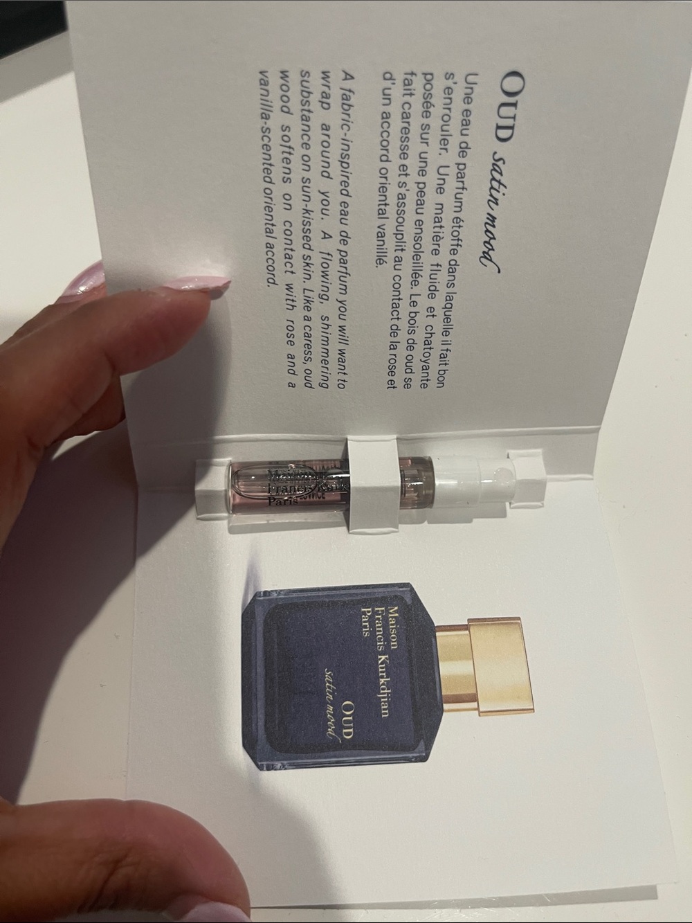 Maison Francis Kurkdjian 5 piece parfume Sample Set NEW - Picture 7 of 7